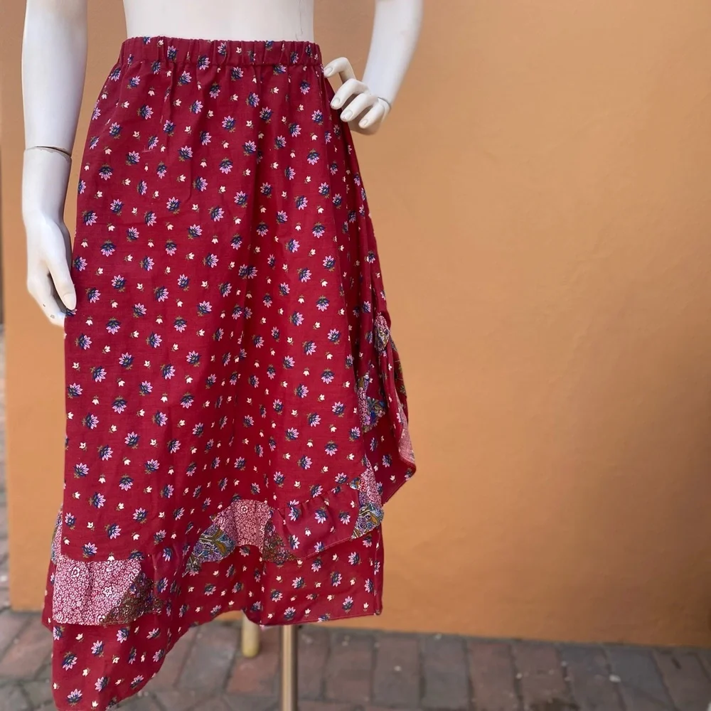 VINTAGE JONI BLAIR  Asymmetrical Skirt | SIZE 7 ❤️ - Picture 3 of 4